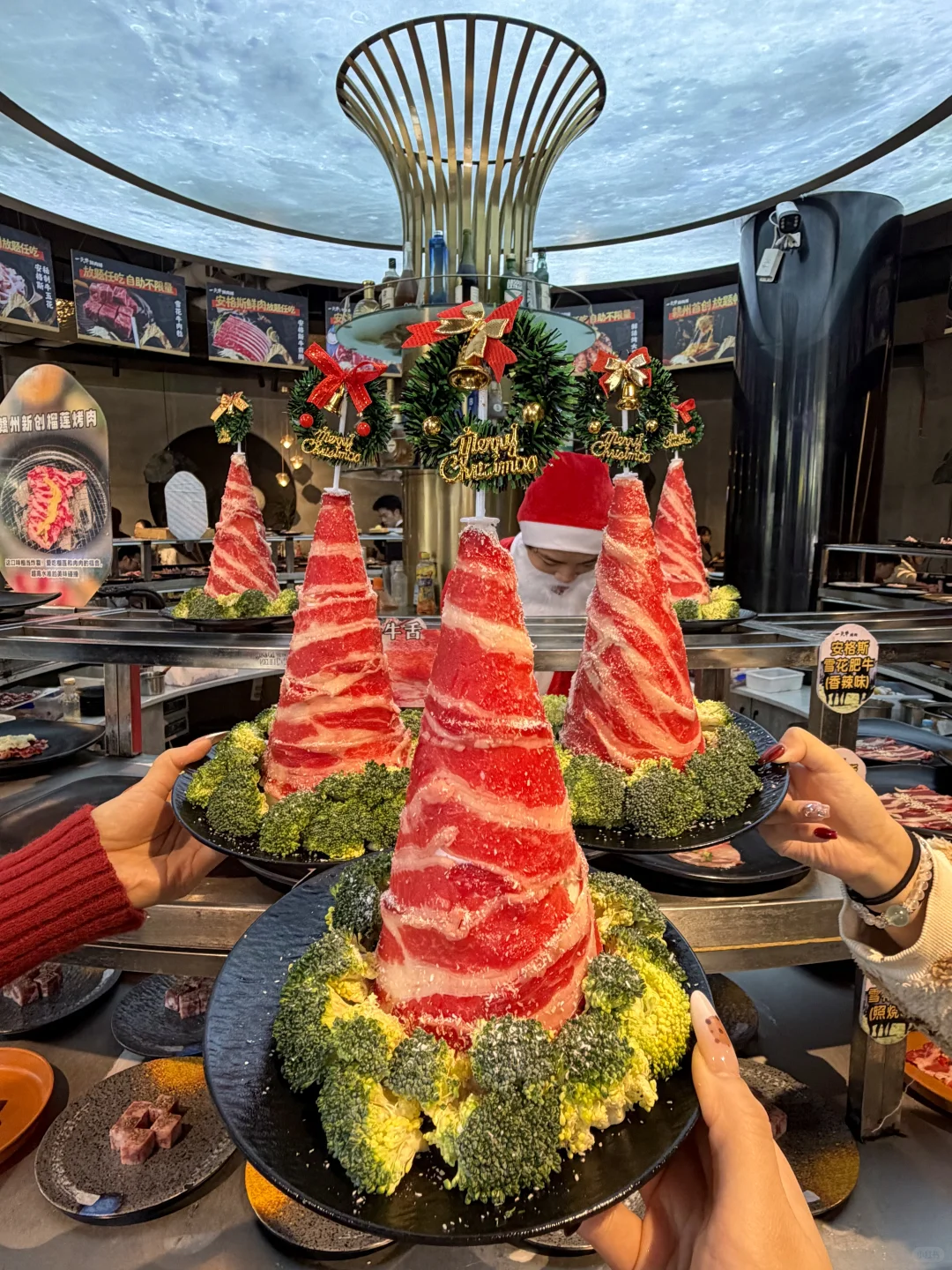 卧卧卧。。赣州圣诞树烤肉。。仅此一家。。