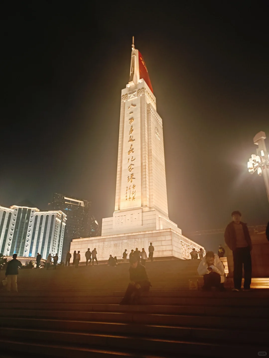 八一广场喷泉表演终于看过一次了