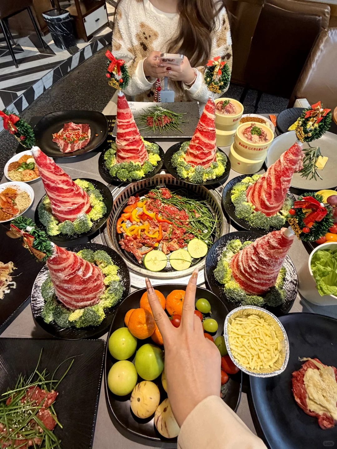 卧卧卧。。赣州圣诞树烤肉。。仅此一家。。