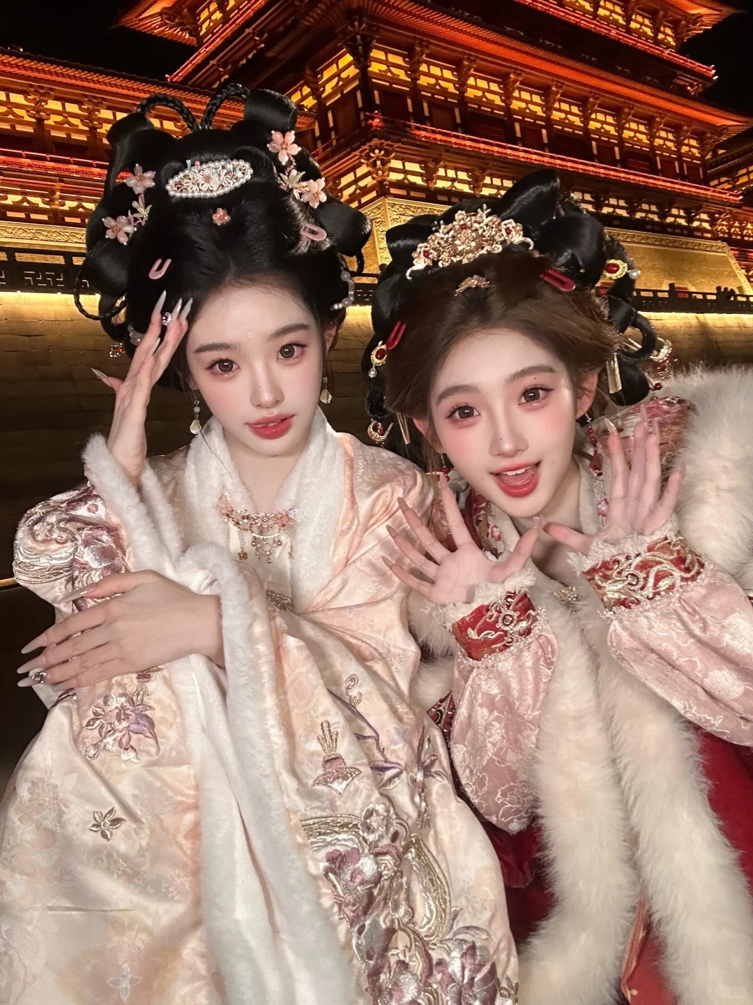 南昌汉服｜和闺蜜一起get暖乎乎的冬日小唐风