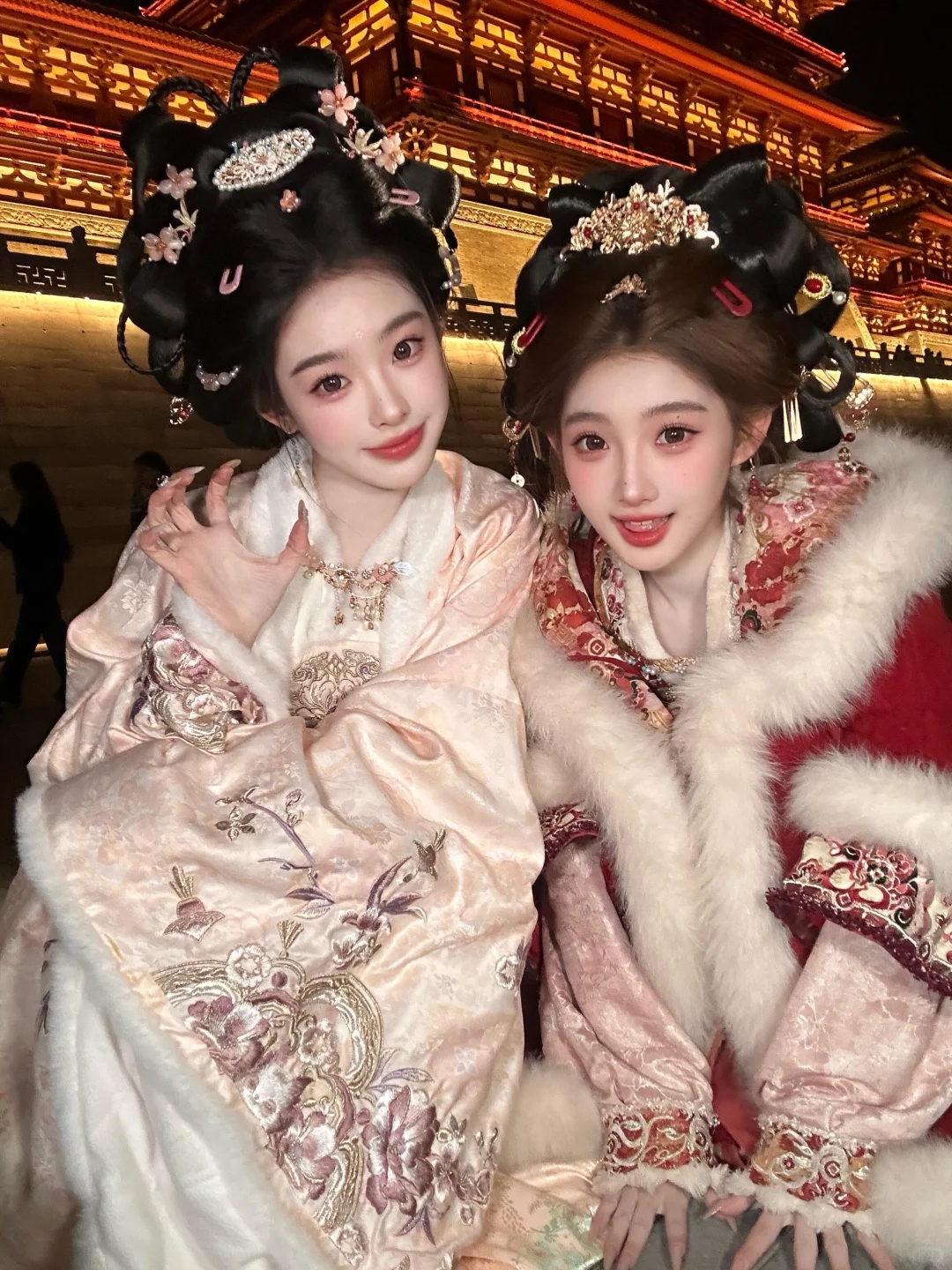 南昌汉服｜和闺蜜一起get暖乎乎的冬日小唐风