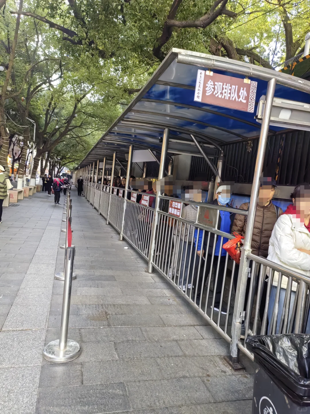 今日份南昌八一馆早上入馆人流量实况