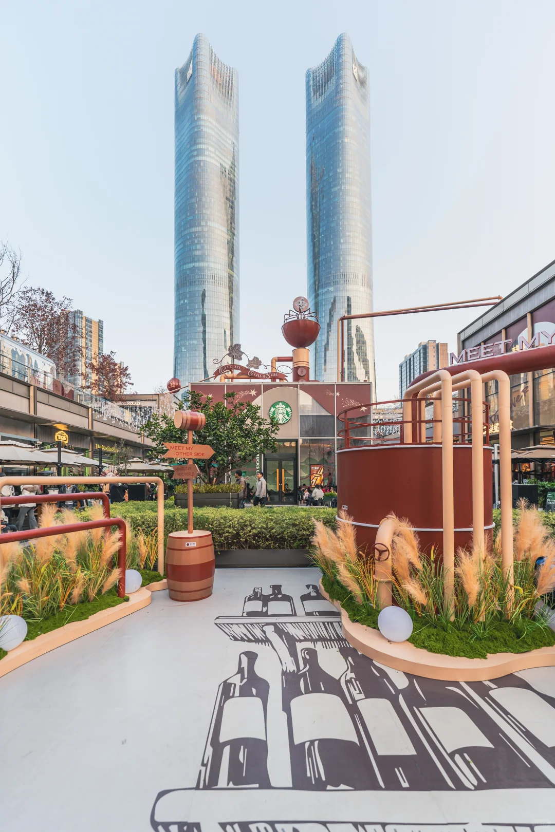 南昌圣诞🎄｜红谷滩空降微醺红酒小镇