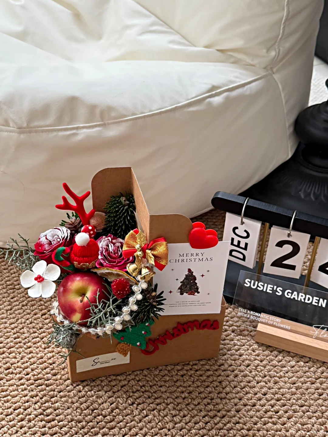 南昌花店｜圣诞咖啡花盒～