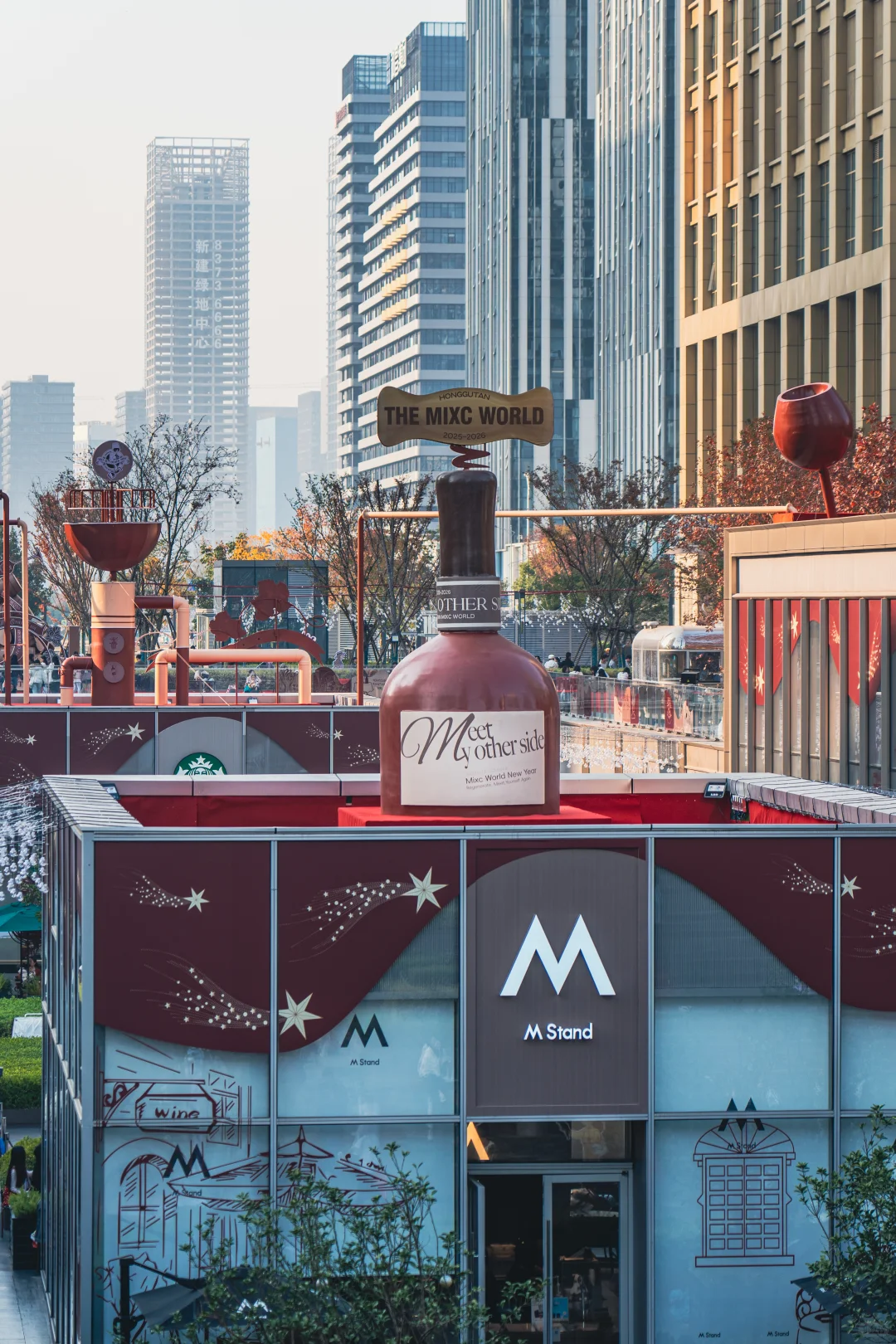 南昌圣诞🎄｜红谷滩空降微醺红酒小镇