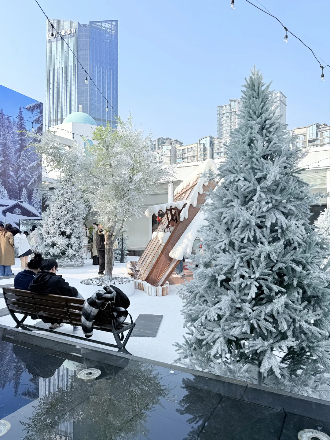 在南昌 仿佛来到了阿勒泰 雪景太美了