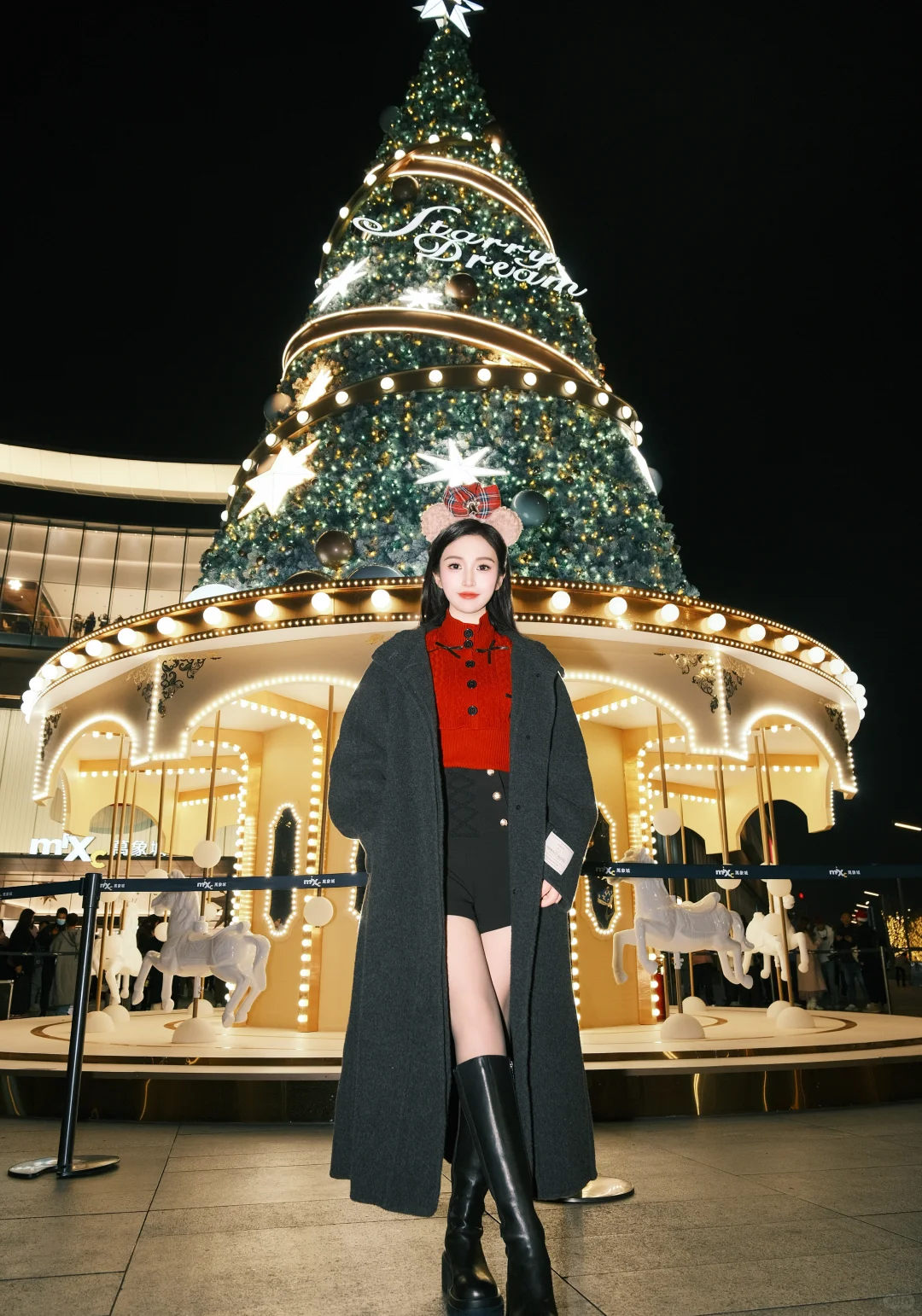 南昌万象城圣诞树富士直出🎄圣诞氛围拿捏✨