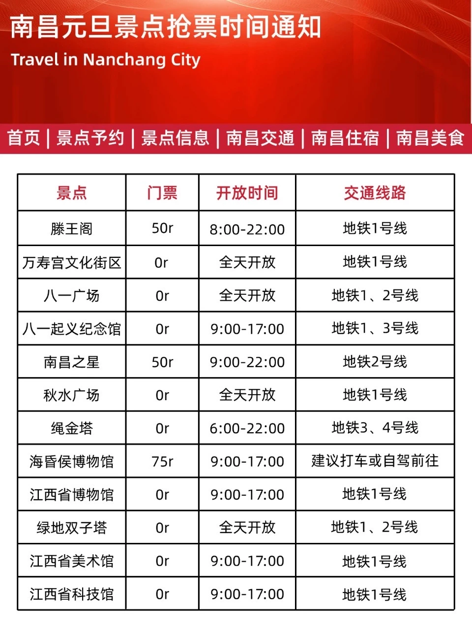 2026南昌元旦通知‼️请收好