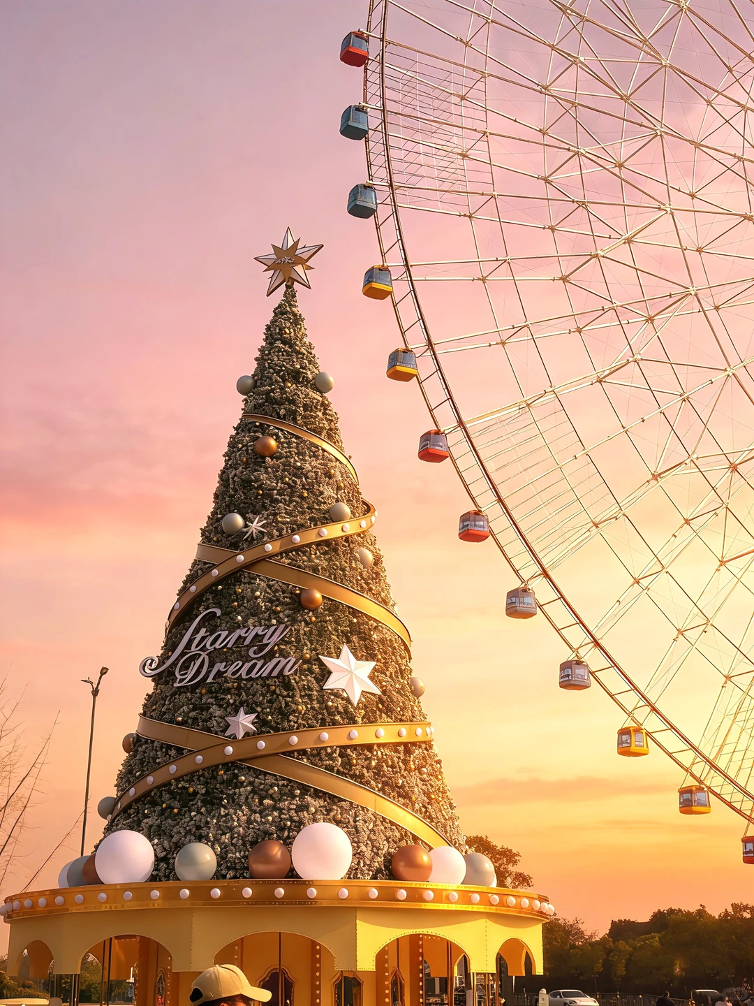 🎡 南昌冬日限定：当圣诞树遇见「南昌之星」