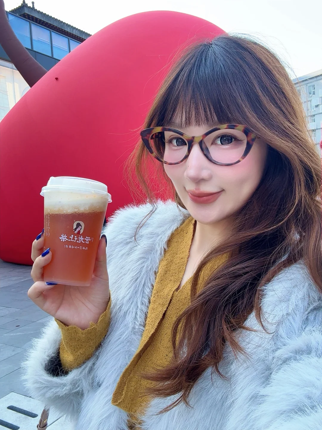 一起来徐州拍大苹果📷喝苹果茶吧…🍎✌️