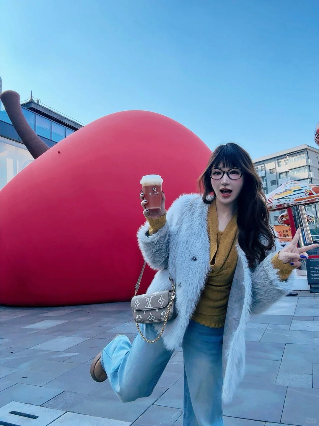 一起来徐州拍大苹果📷喝苹果茶吧…🍎✌️