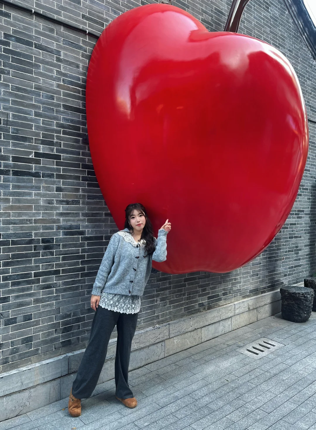 徐州文庙❗️新地标 巨型苹果🍎 太出片啦🎈