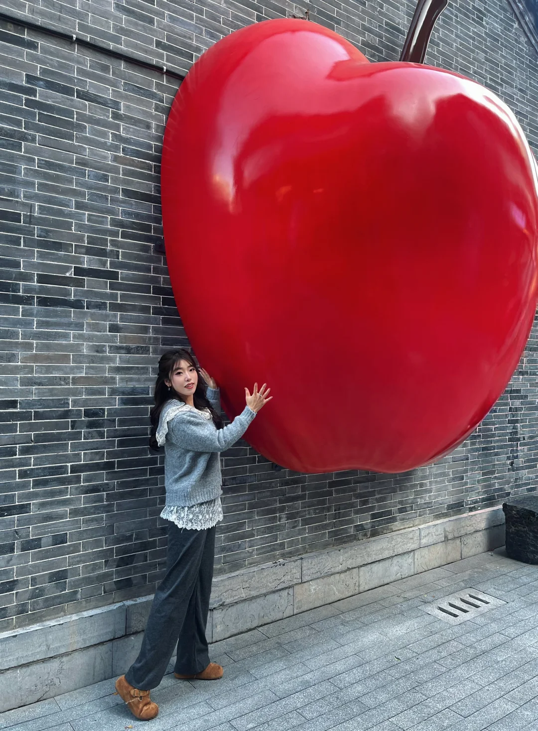 徐州文庙❗️新地标 巨型苹果🍎 太出片啦🎈