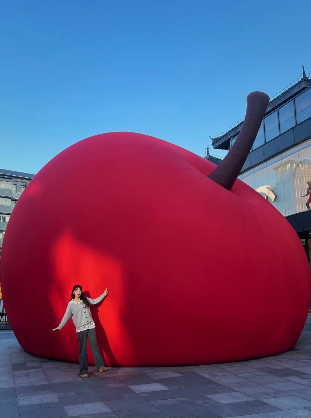 徐州文庙❗️新地标 巨型苹果🍎 太出片啦🎈