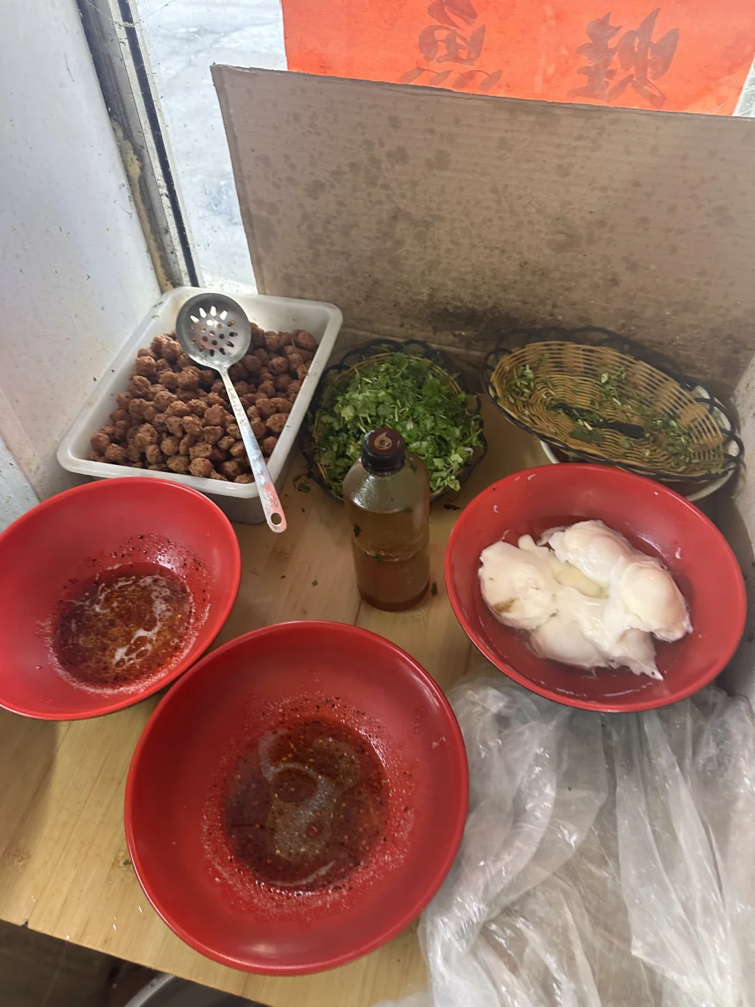 徐州早餐代表！烙馍➕丸子汤➕徐州肉酱米线🥣