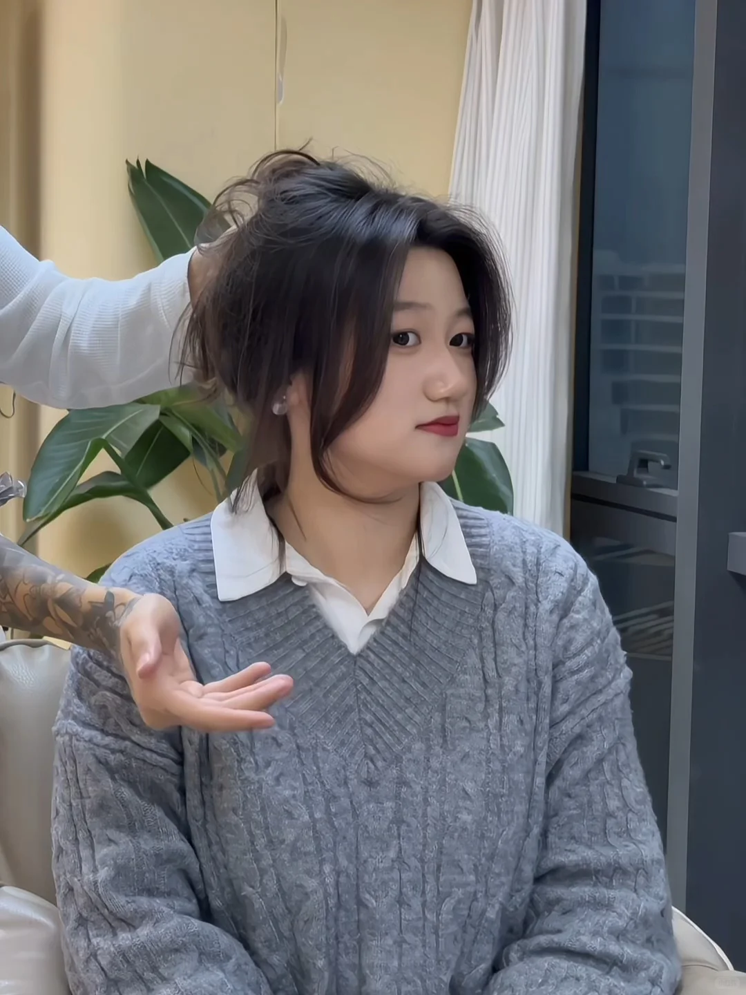 在徐州i人理发师开了一家i人友好的烫发店