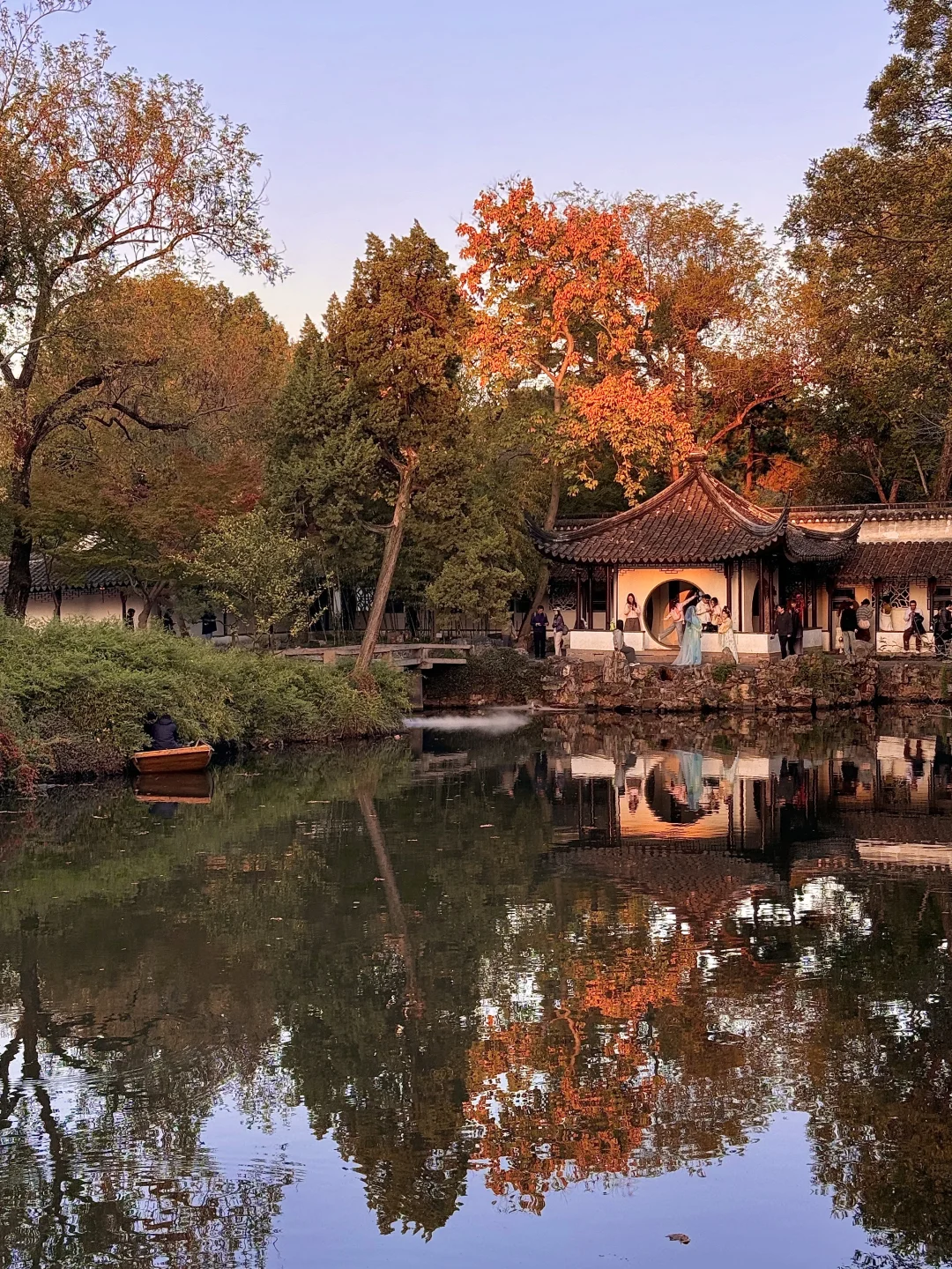 11.13实况live！！！秋天的拙政园！！美到封神…