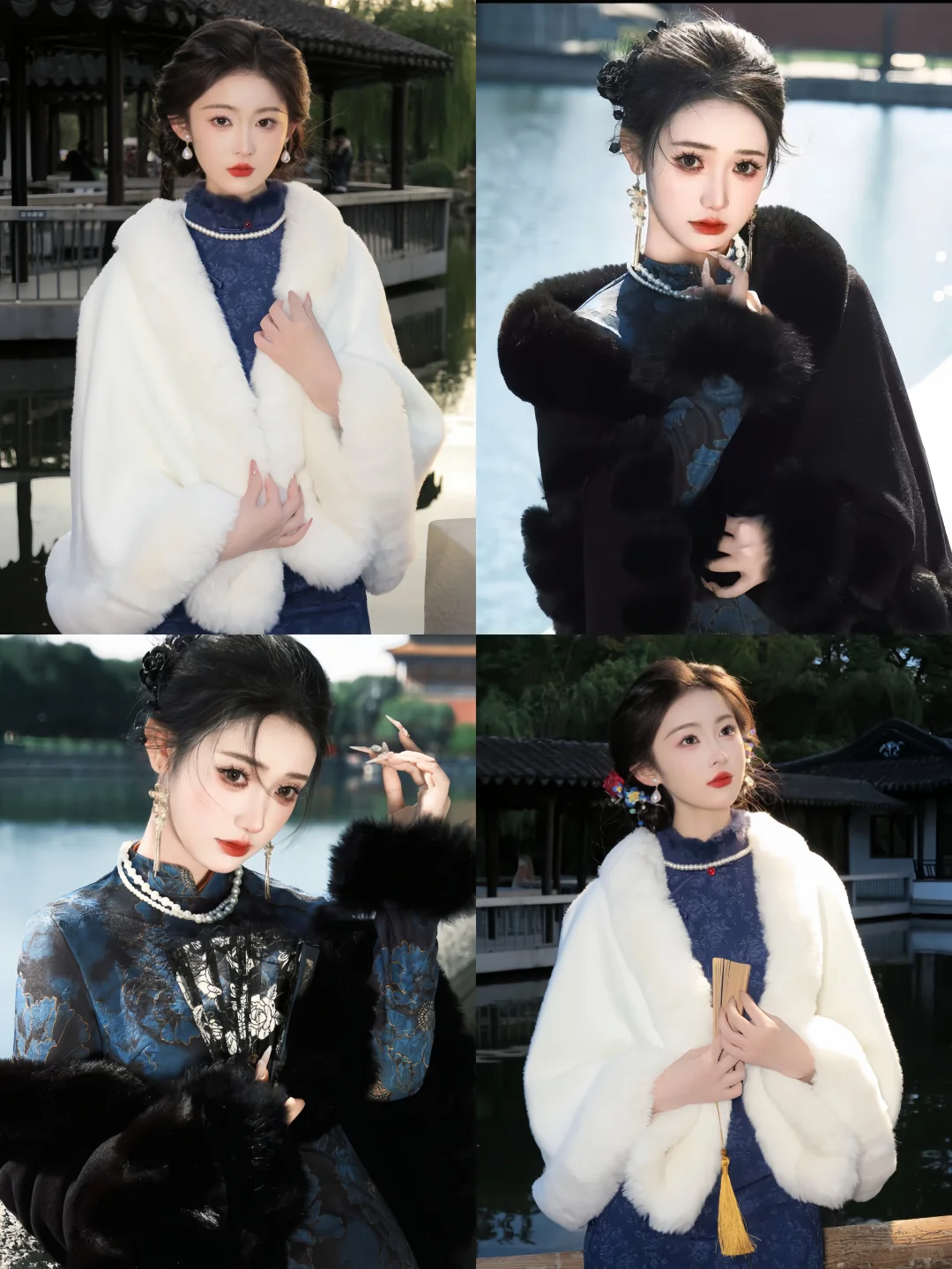 南京秦淮河旗袍妆造➕披肩‼️只要3️⃣位数！