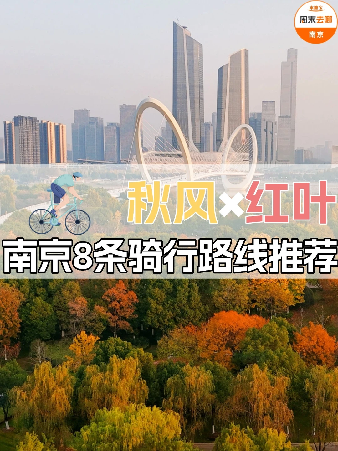南京秋日骑行路线推荐！8条赏秋路线