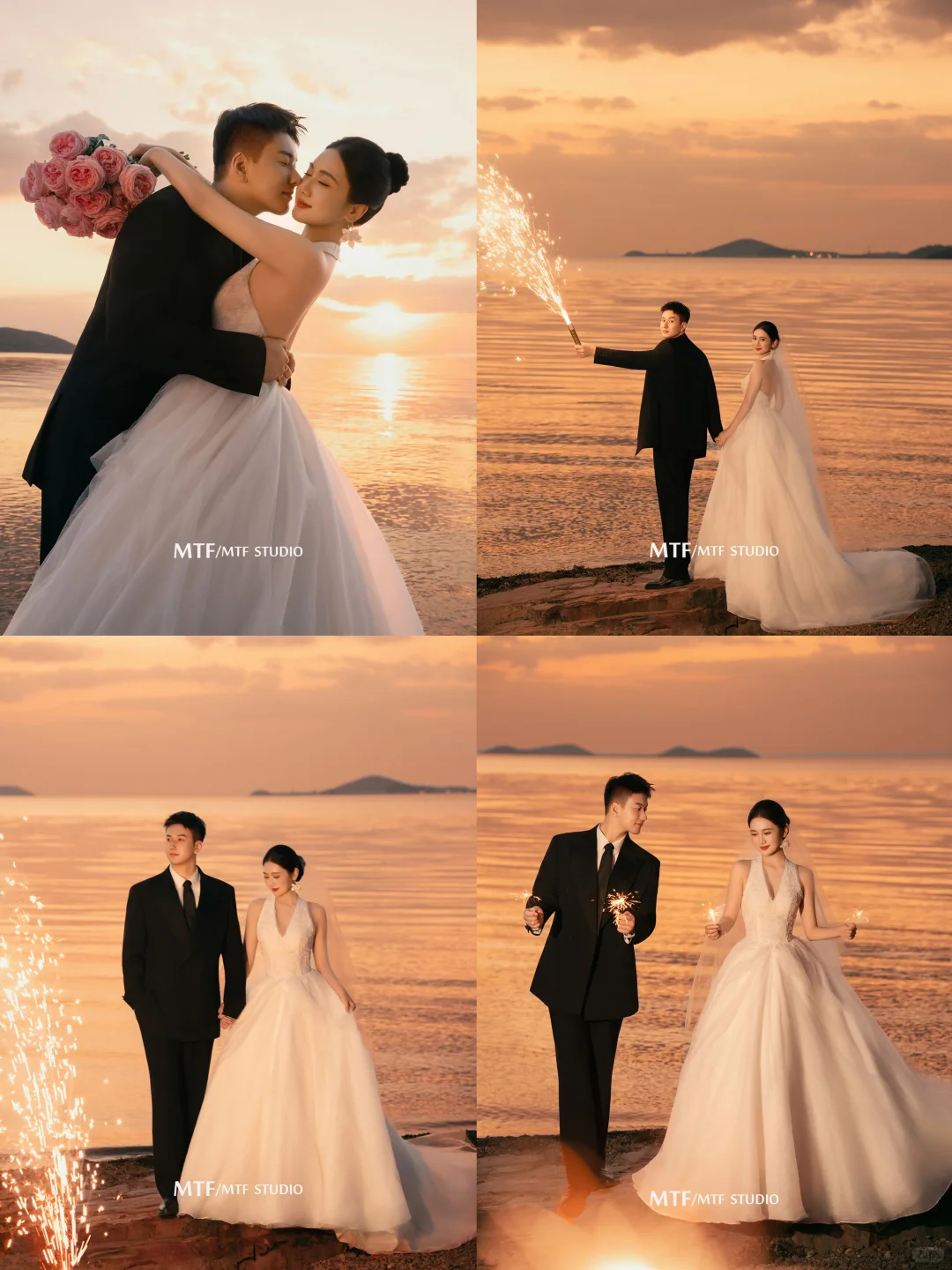 苏州婚纱照｜湖边烟花氛围感成片来啦！