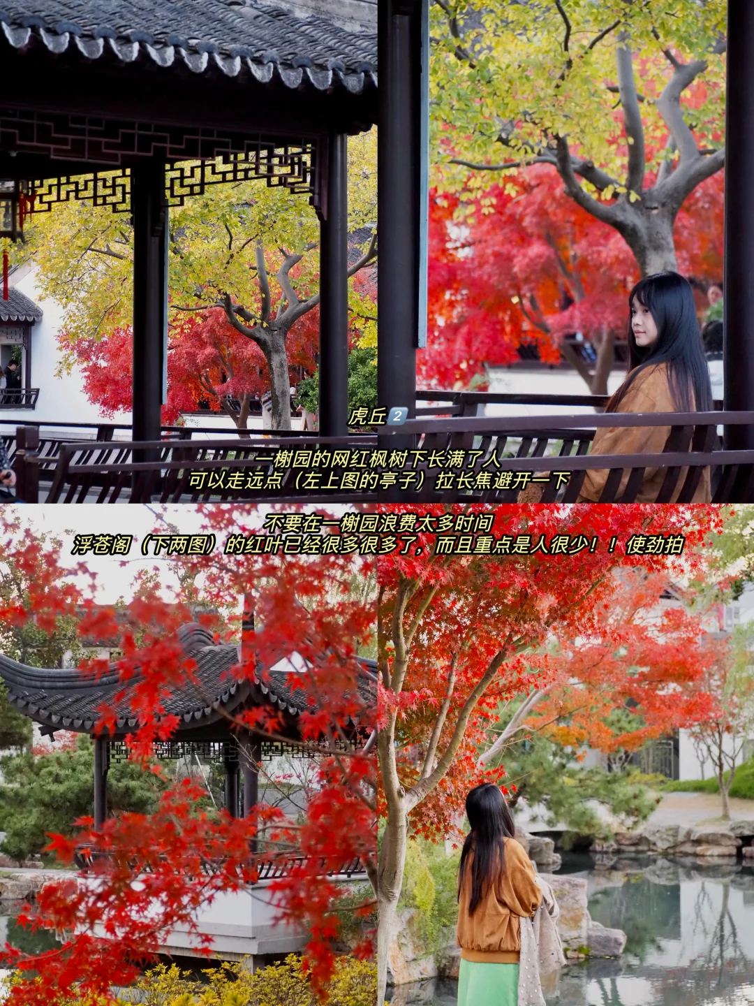 听说你准备要去苏州赏秋，提前帮你探探路