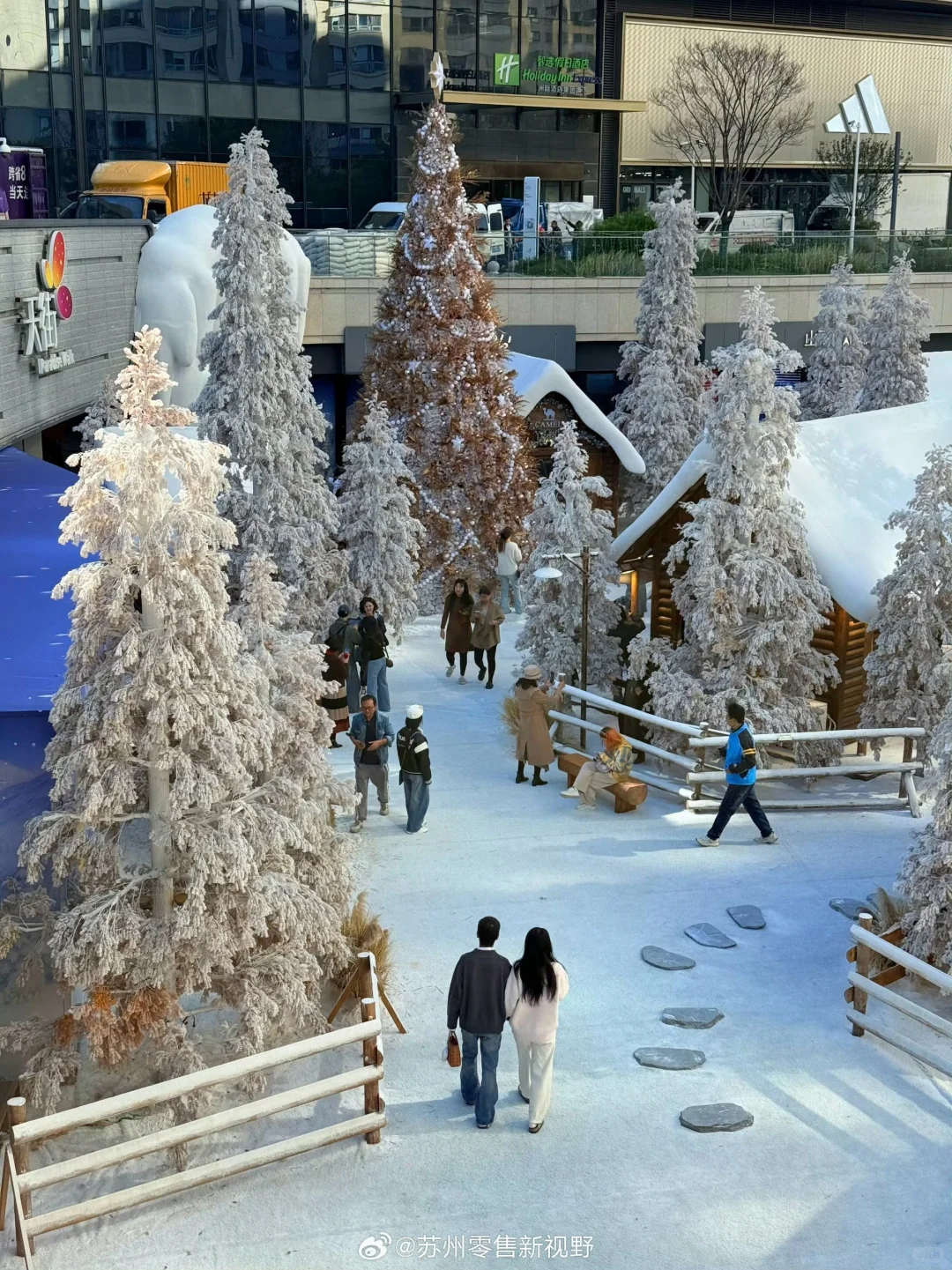 苏州狮山龙湖的圣诞氛围也太好了叭🙊