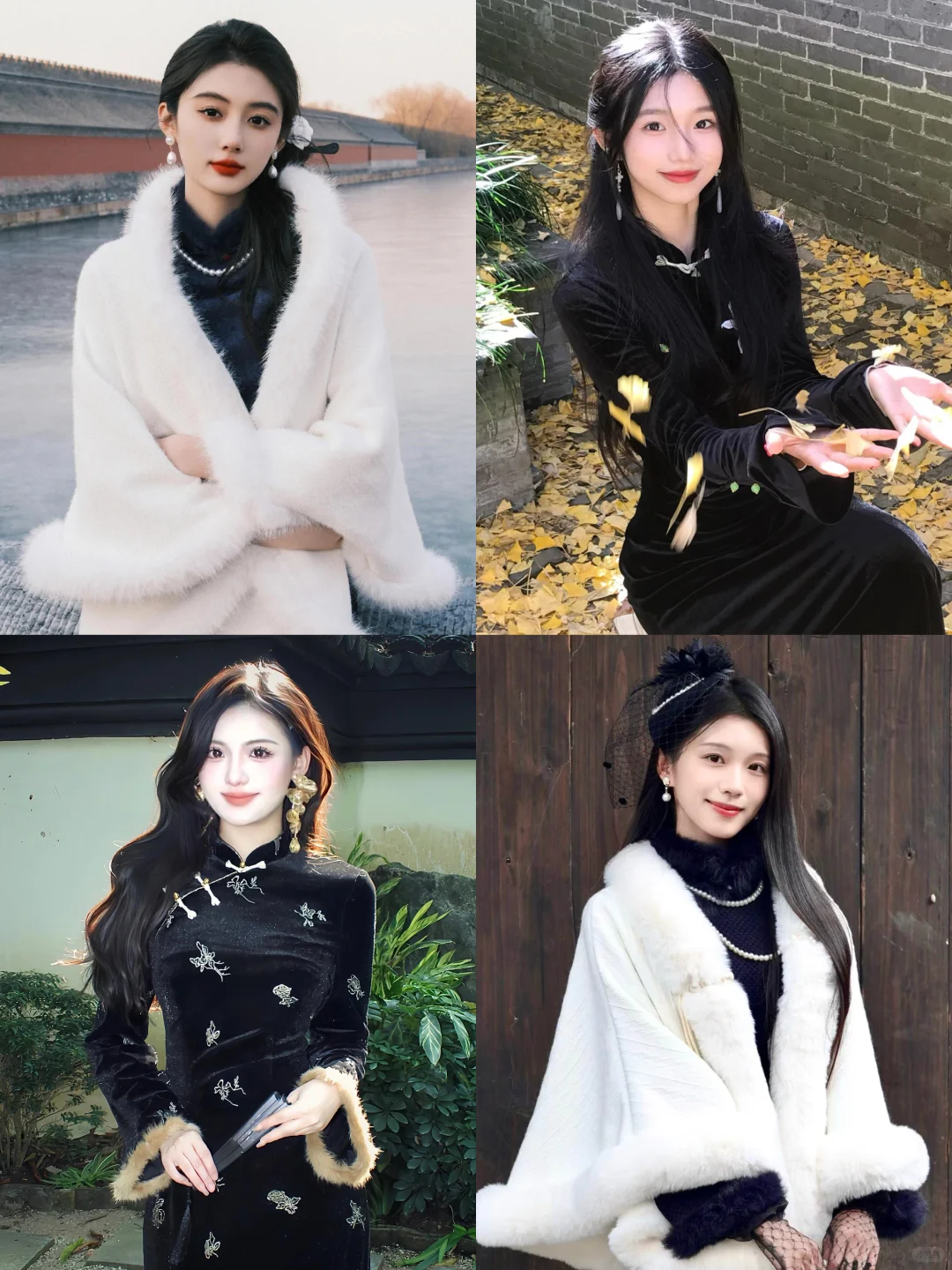 南京秦淮河旗袍妆造➕披肩‼️只要3️⃣位数！