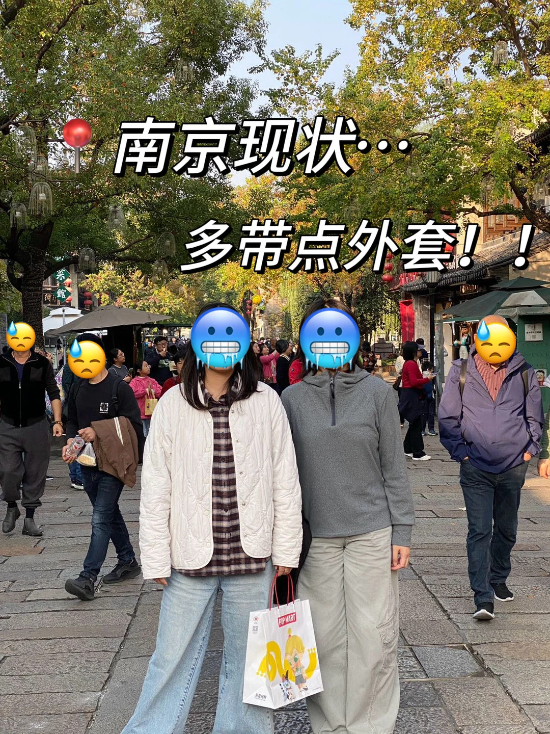 📌11.15南京旅游已回。两个人都奔溃了😭