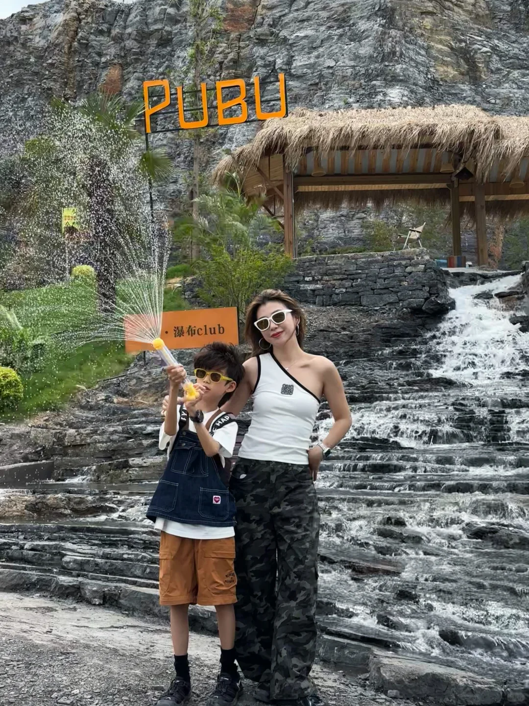 不在安吉 在徐州🏖️新晋遛娃胜地—蓝湖瀑布