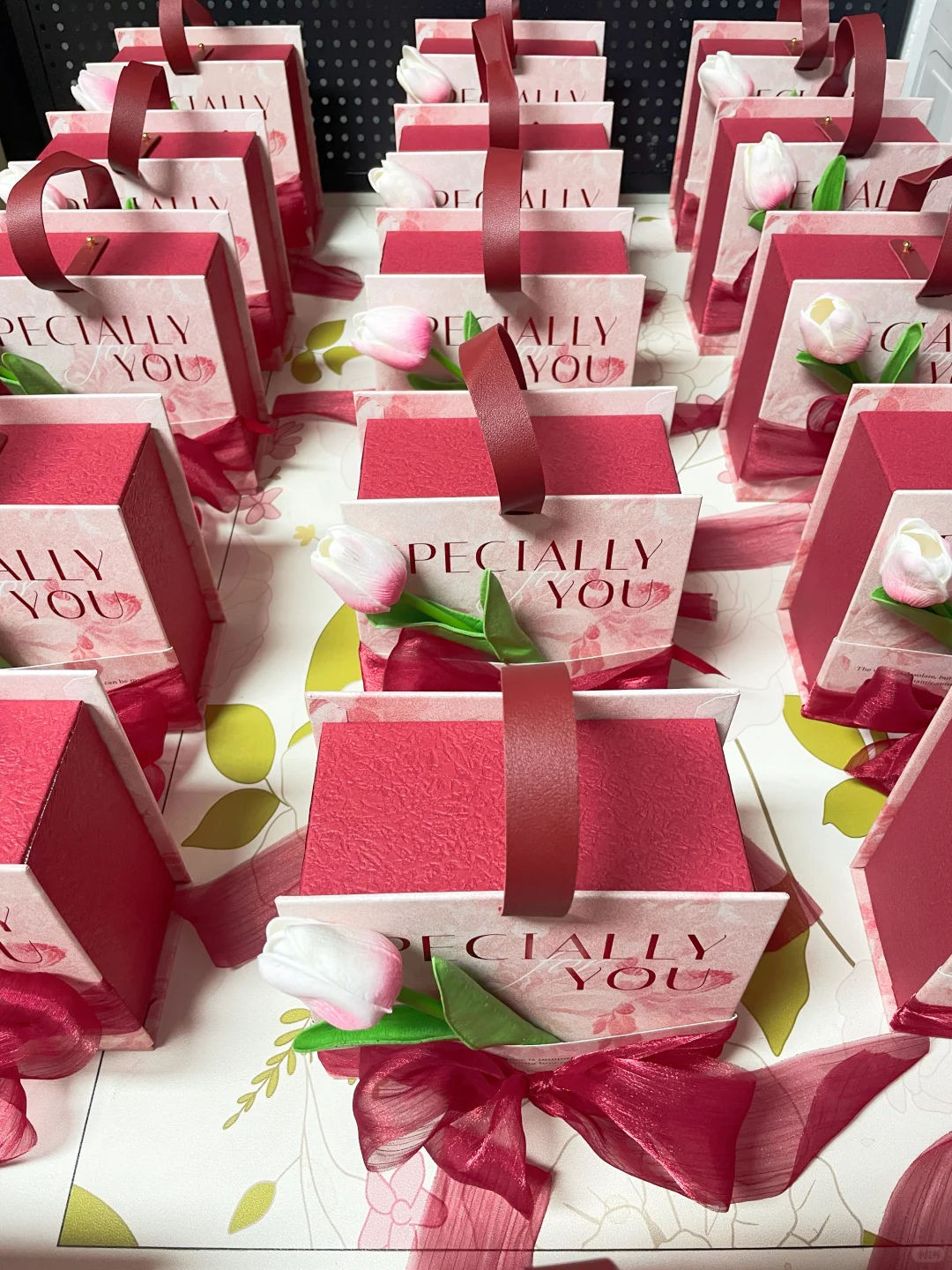 徐州喜糖 郁金香手提喜糖盒预算12+