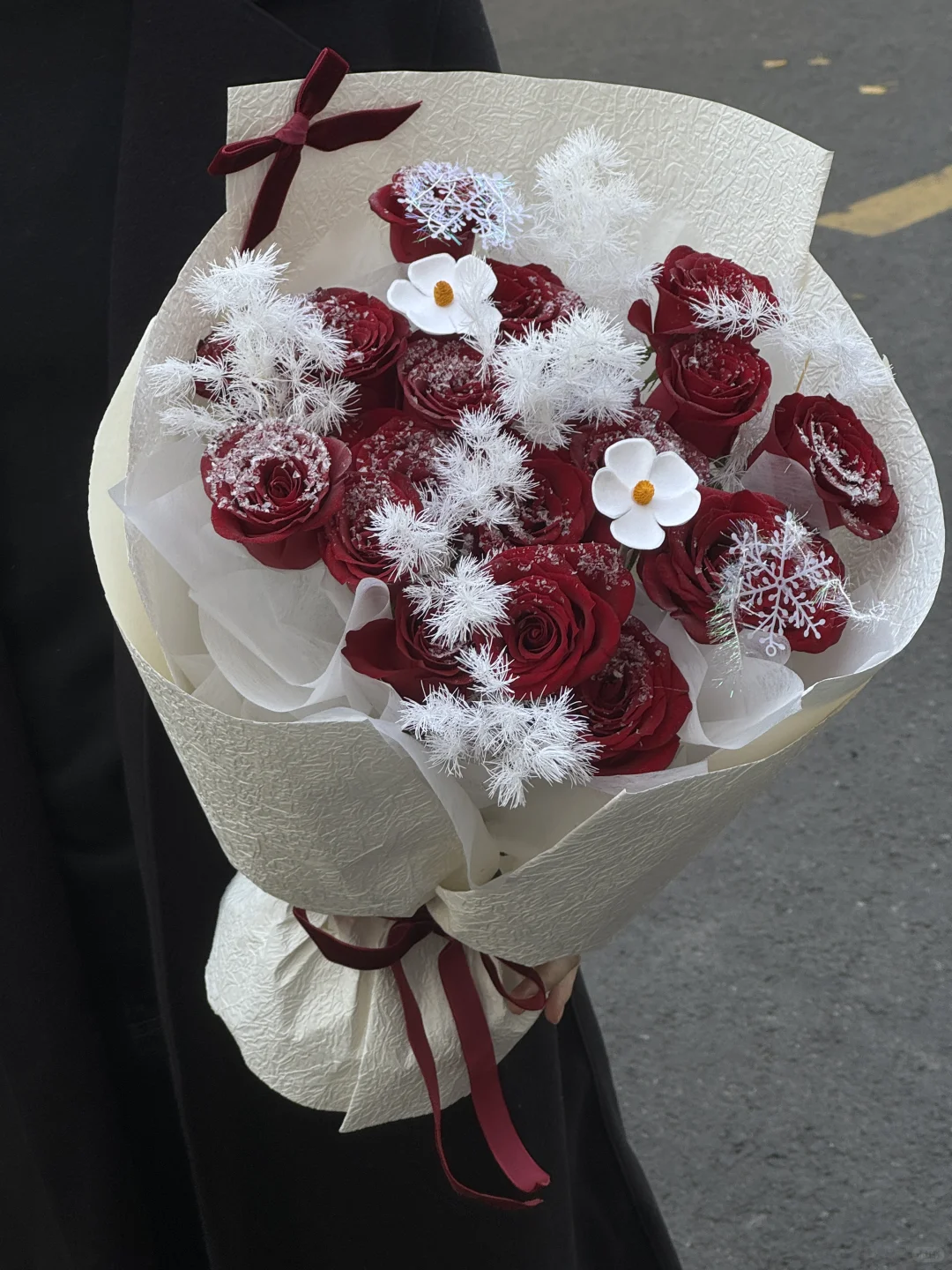 圣诞🎄氛围感十足的红玫瑰王炸💣.苏州花店