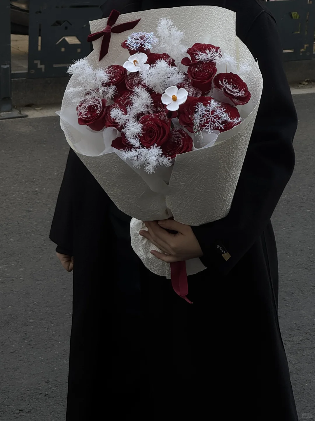 圣诞🎄氛围感十足的红玫瑰王炸💣.苏州花店