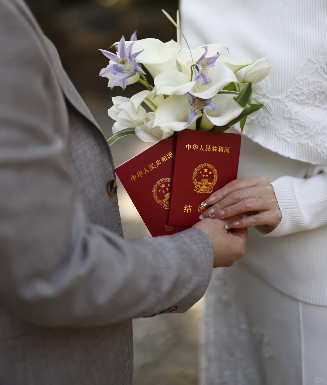 新娘•手捧花一拿🌸领证高级感瞬拉满💗苏州