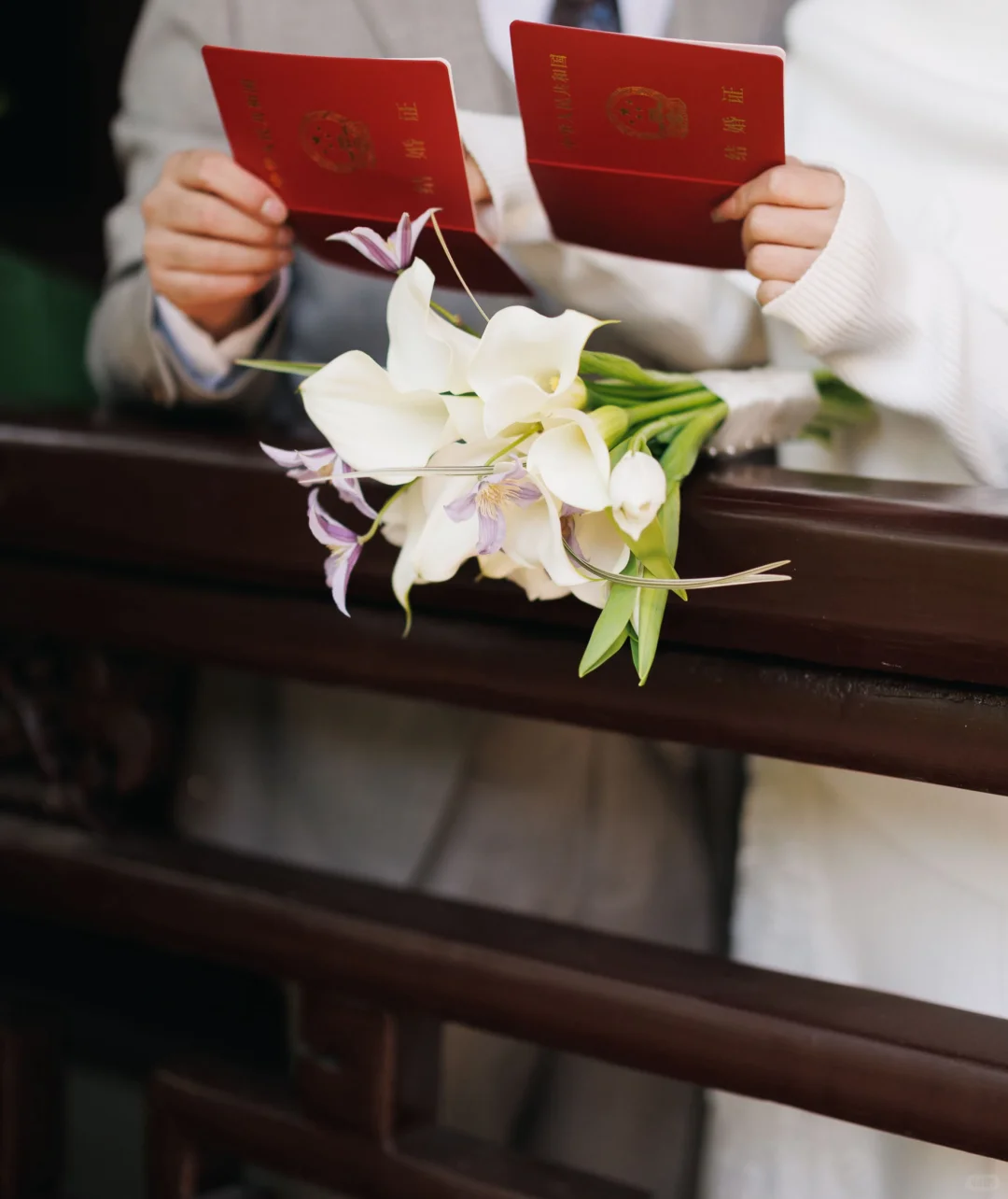 新娘•手捧花一拿🌸领证高级感瞬拉满💗苏州