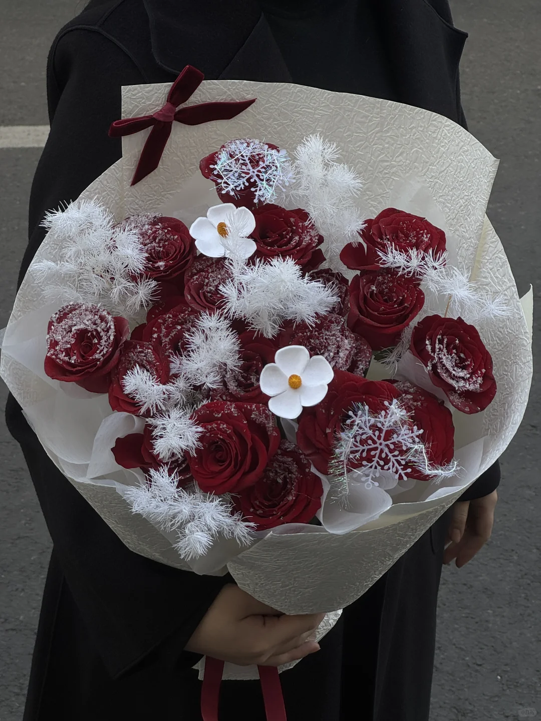 圣诞🎄氛围感十足的红玫瑰王炸💣.苏州花店