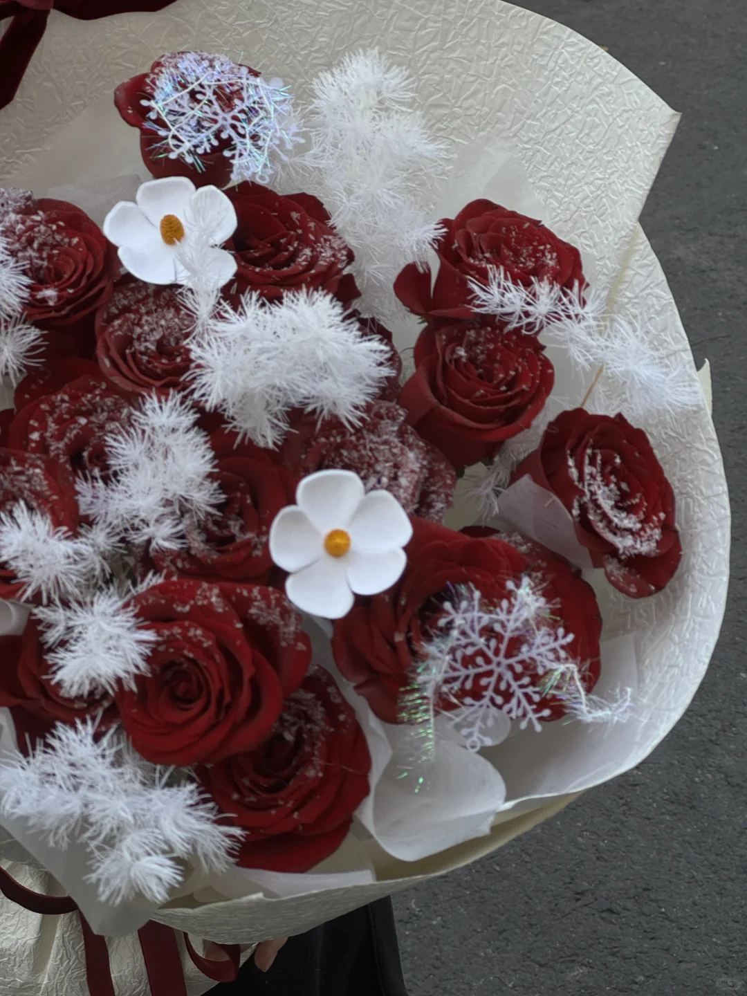 圣诞🎄氛围感十足的红玫瑰王炸💣.苏州花店