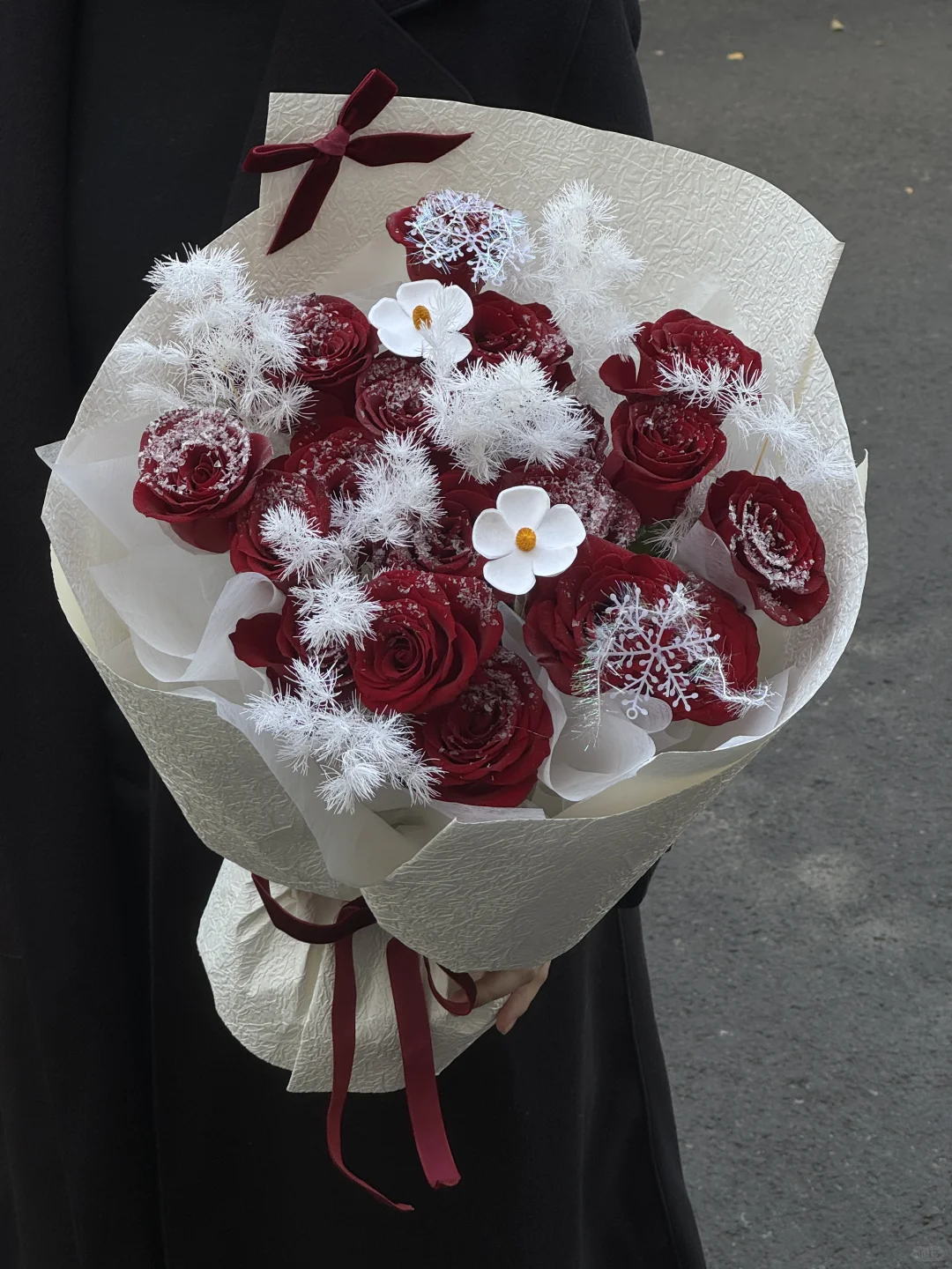 圣诞🎄氛围感十足的红玫瑰王炸💣.苏州花店