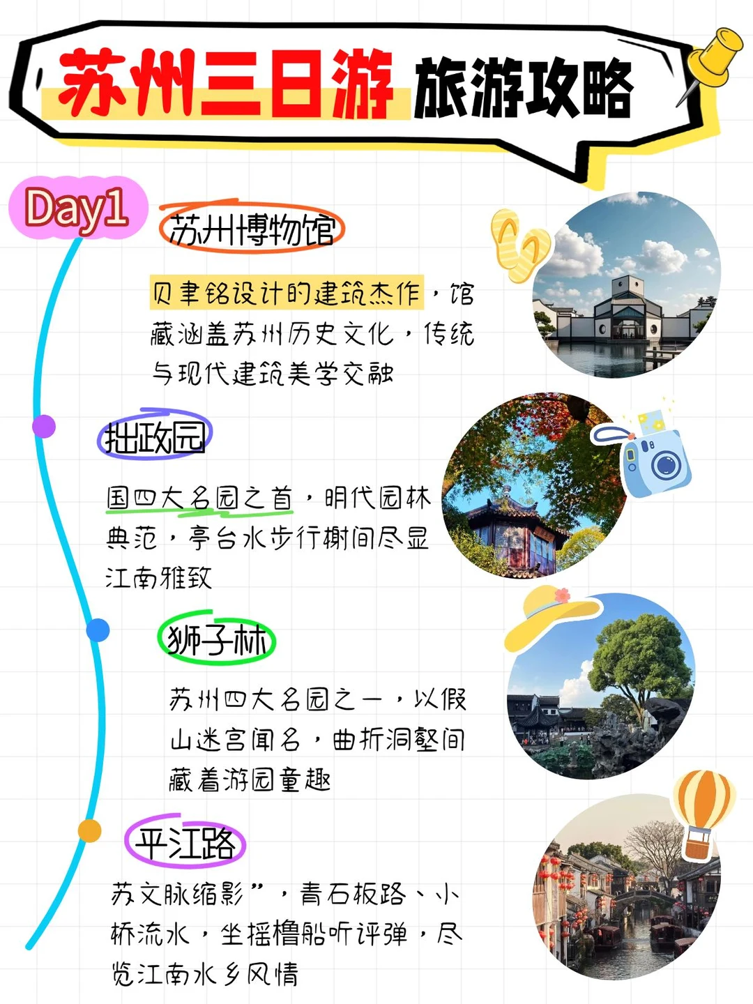 苏州旅游攻略｜避开人潮玩转姑苏！✨