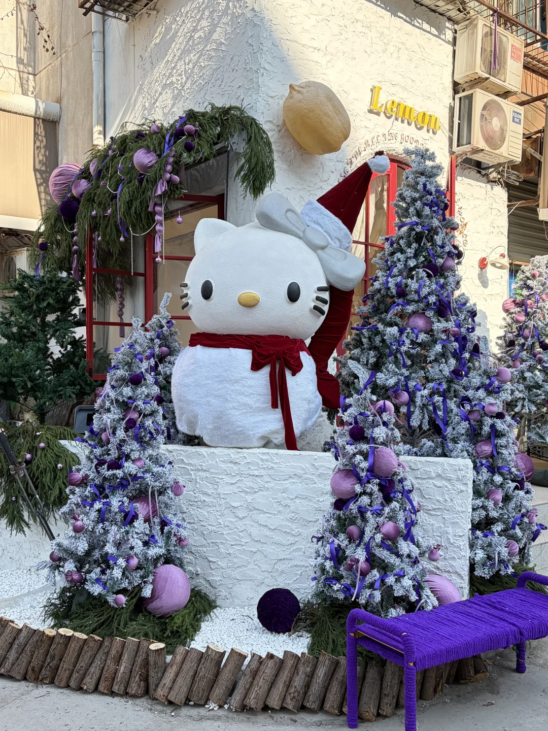 徐州小巷子里藏着紫色的浪漫圣诞🎄