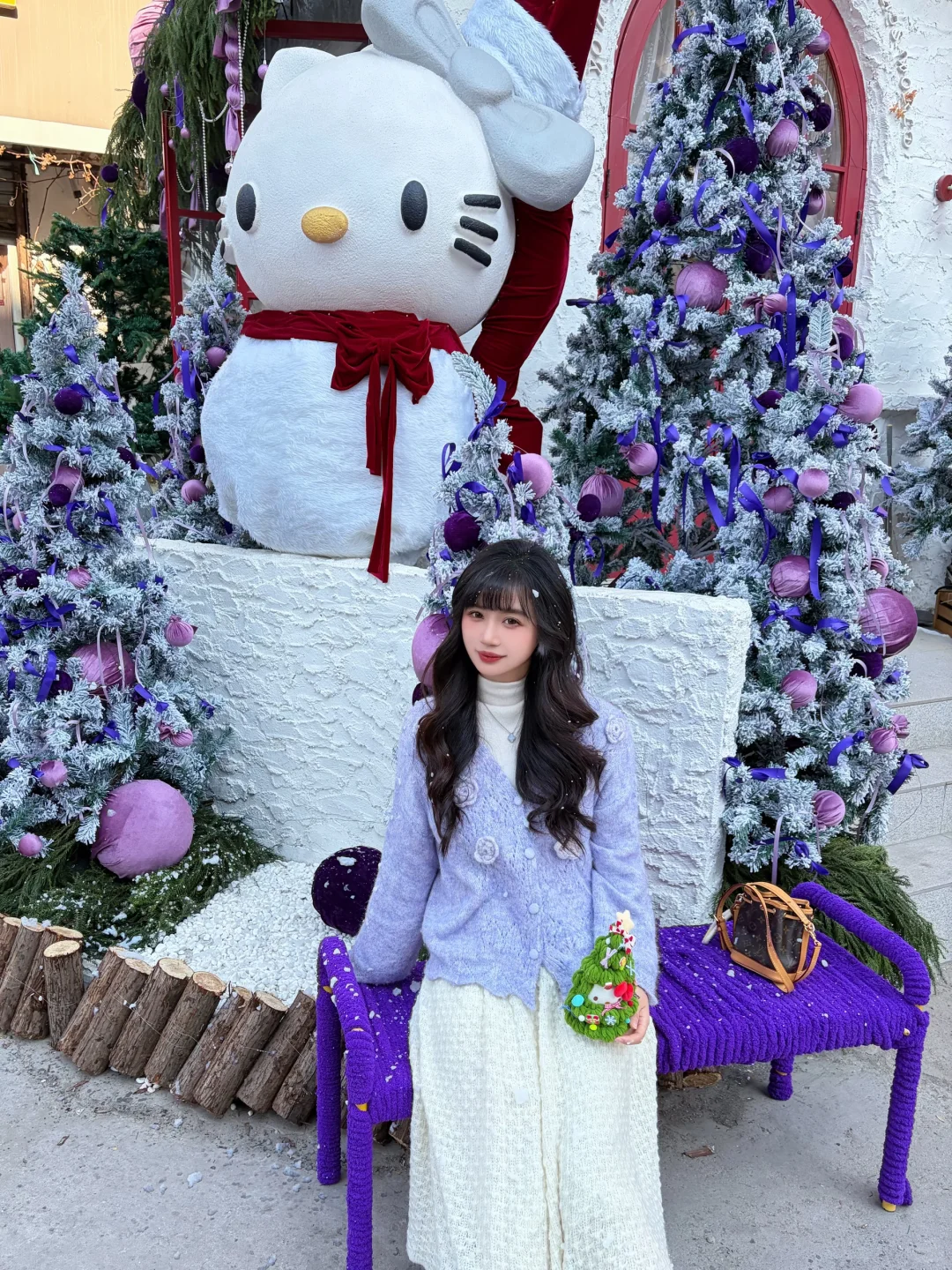 徐州小巷子里藏着紫色的浪漫圣诞🎄