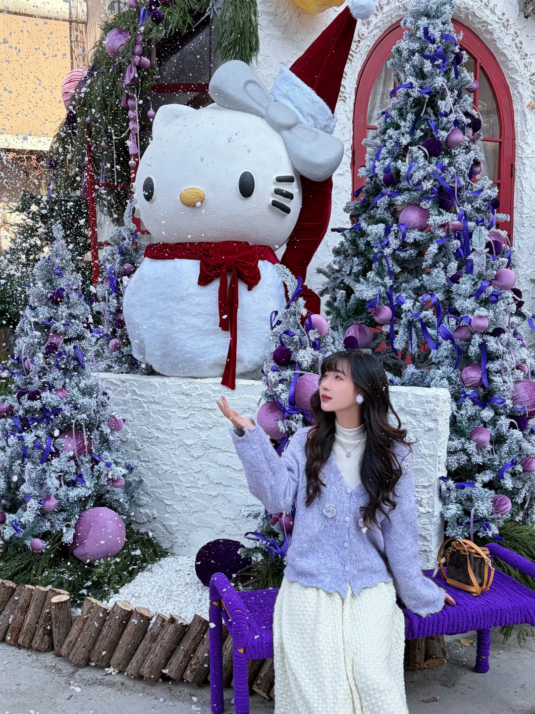 徐州小巷子里藏着紫色的浪漫圣诞🎄