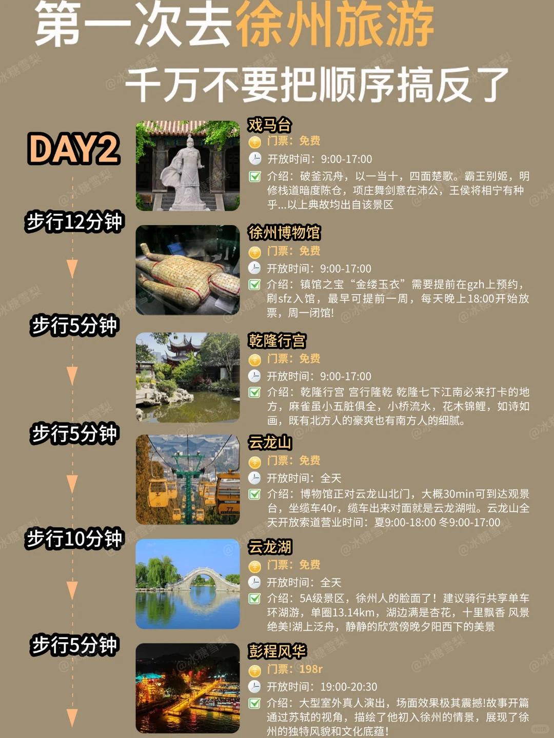 第一次去徐州！！千万别把顺序搞反了