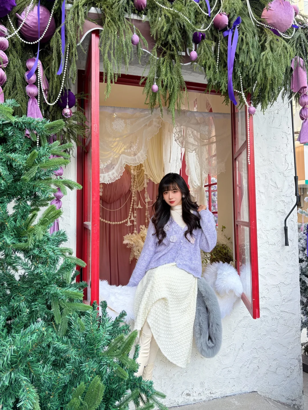 徐州小巷子里藏着紫色的浪漫圣诞🎄