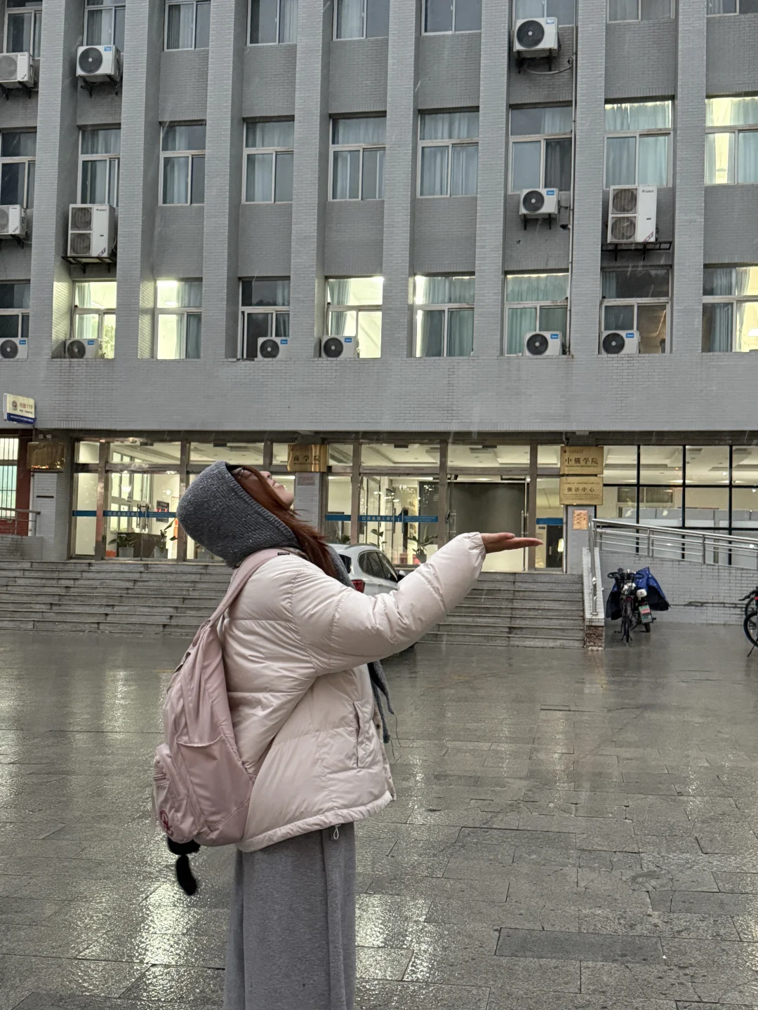 居然看见徐州下雪了❄️