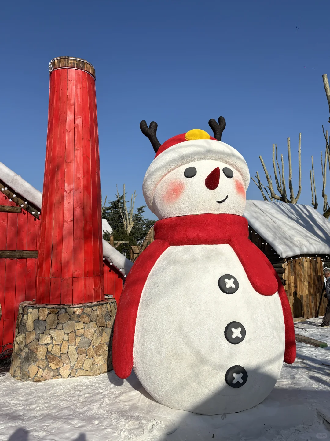 我在徐州雪乡和内蒙狼王合影了