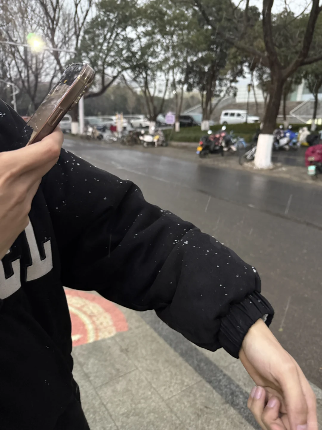 居然看见徐州下雪了❄️