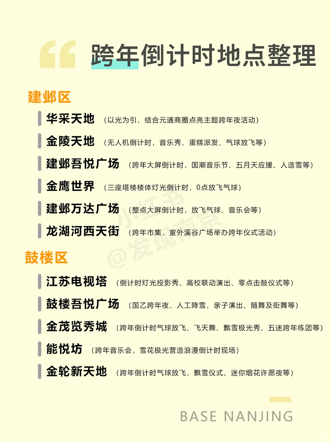 期待！南京即将开启全城跨年模式！