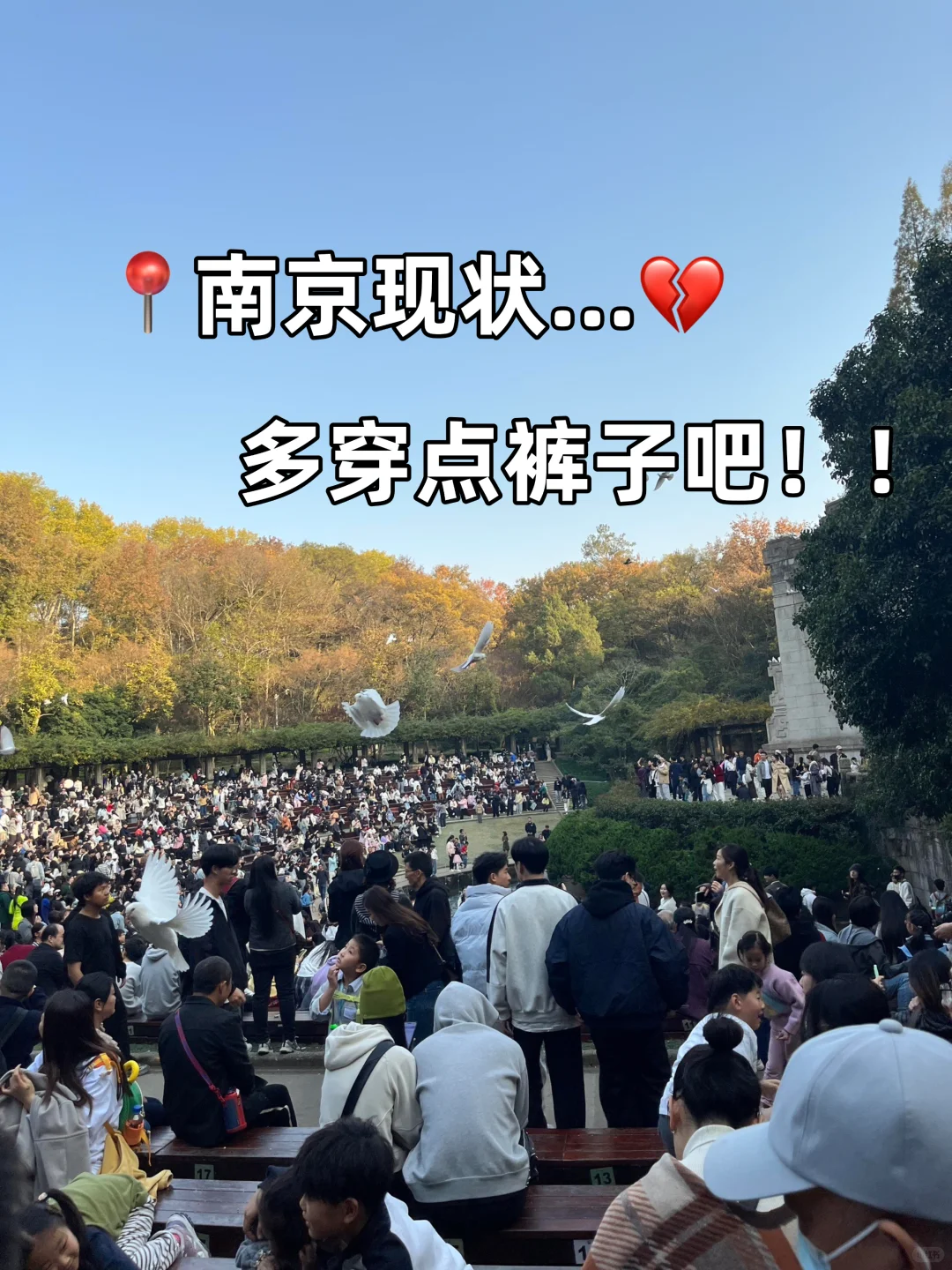 别乱带衣服😅12月来南京的姐妹注意了⚠️