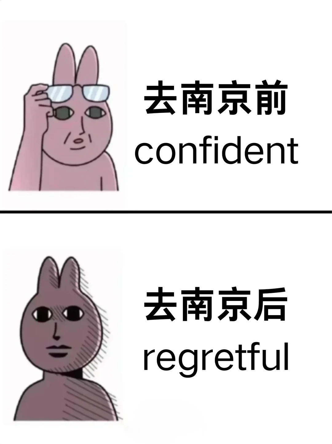 去南京前🥰 VS 回来后😫说点大实话