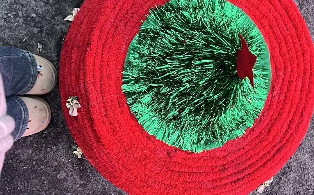 徐州的石墩子都穿上毛衣了